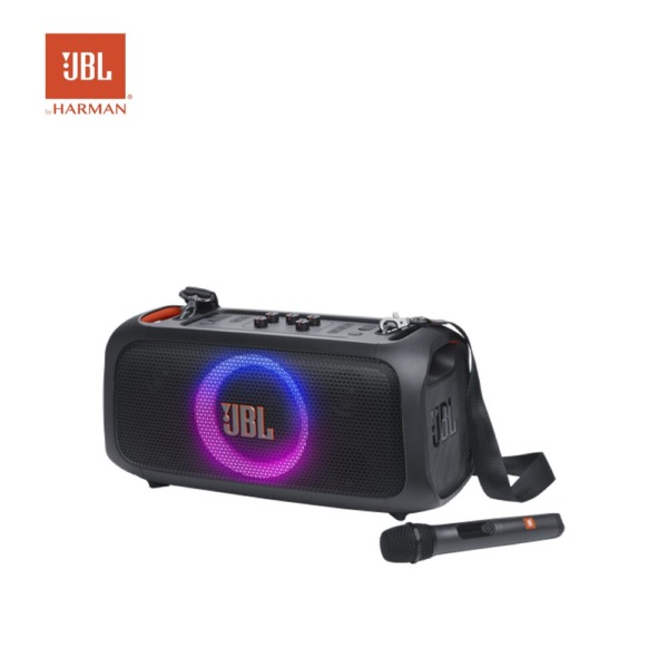 JBL Partybox On-The-Go Essential 100w 2 Wireless Mic