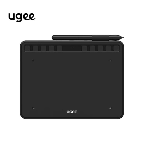Ugee S640-Digital Drawing Pad with 10 Hot Keys / 7.5-inch active area/ Battery-Free / Pen tilt up to 60 degrees