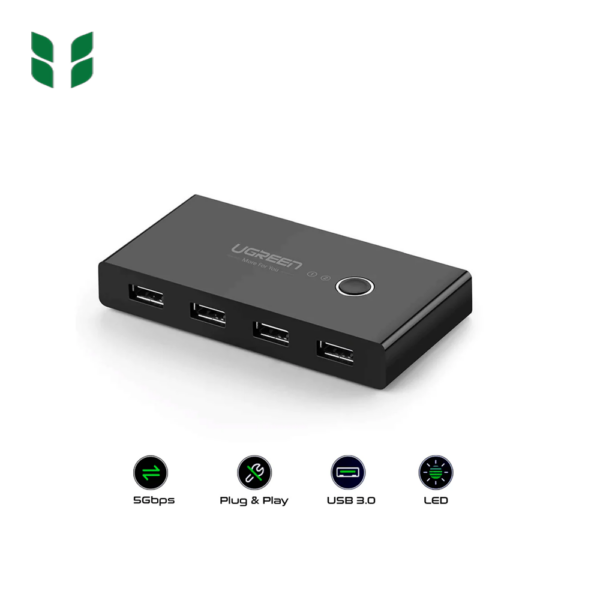 Ugreen 4-Port Sharing Switch Box (US216)