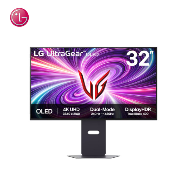 LG 32" (32GS95UV-B) UltraGear Dual-Mode OLED Gaming Monitor