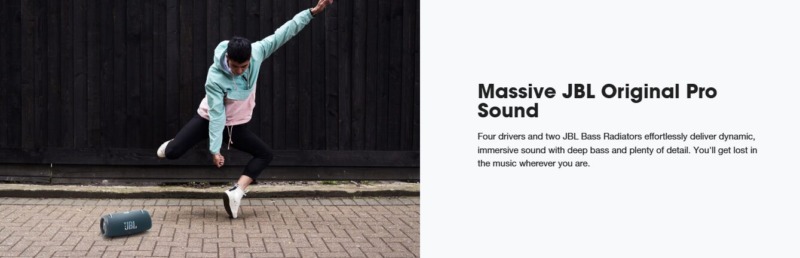 Experience Massive JBL Original Pro Sound with JBL Xtreme 3