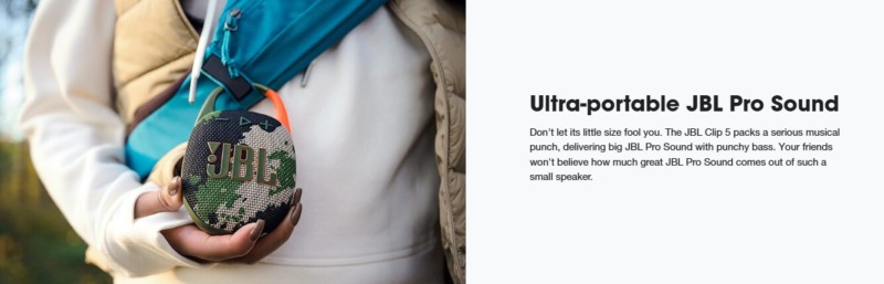 JBL CLIP 5 ULTRA PORTABLE JBL PRO SOUND