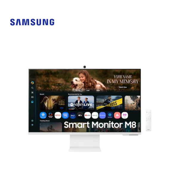 Samsung 32" M8 4K Smart Monitor | VA Panel | 60Hz | 4ms | White