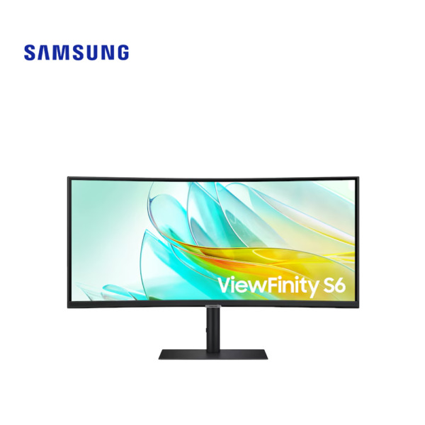 Samsung 34" View Finity S6 UWQHD Curved Monitor | VA Panel | 100Hz | 5ms