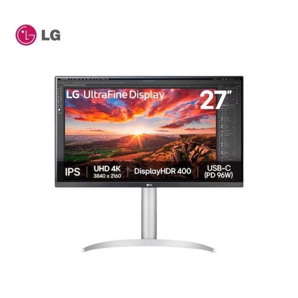 LG 27UP850K-W 27" Ultrafine 4K Monitor | IPS Panel | 60Hz | 5ms